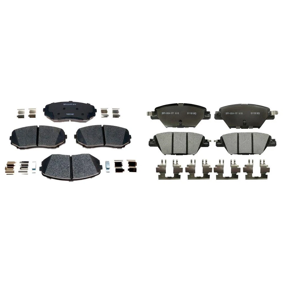 Pastillas de freno delanteras y traseras de cerámica R-Line 2019 2018 2017 2016 para Mazda CX-9 Foto 4 de 4