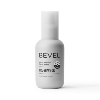 Pre Shave Oil for Men's Beard Care by Bevel, Shaving Cream Alternative with