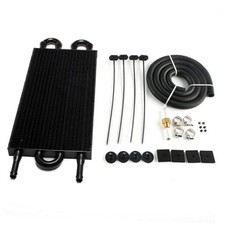 Tube and Fin Transmission Cooler Universal 5/16" Oil Cooler Kit 4 Pass