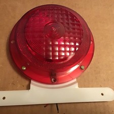 Vintage Camper Brake Light W License Plate Light Bracket Old Stock New
