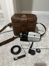 1972 Bauer C5 XL Super 8 Film Camera with Accessories/Carrying Case Read Desc