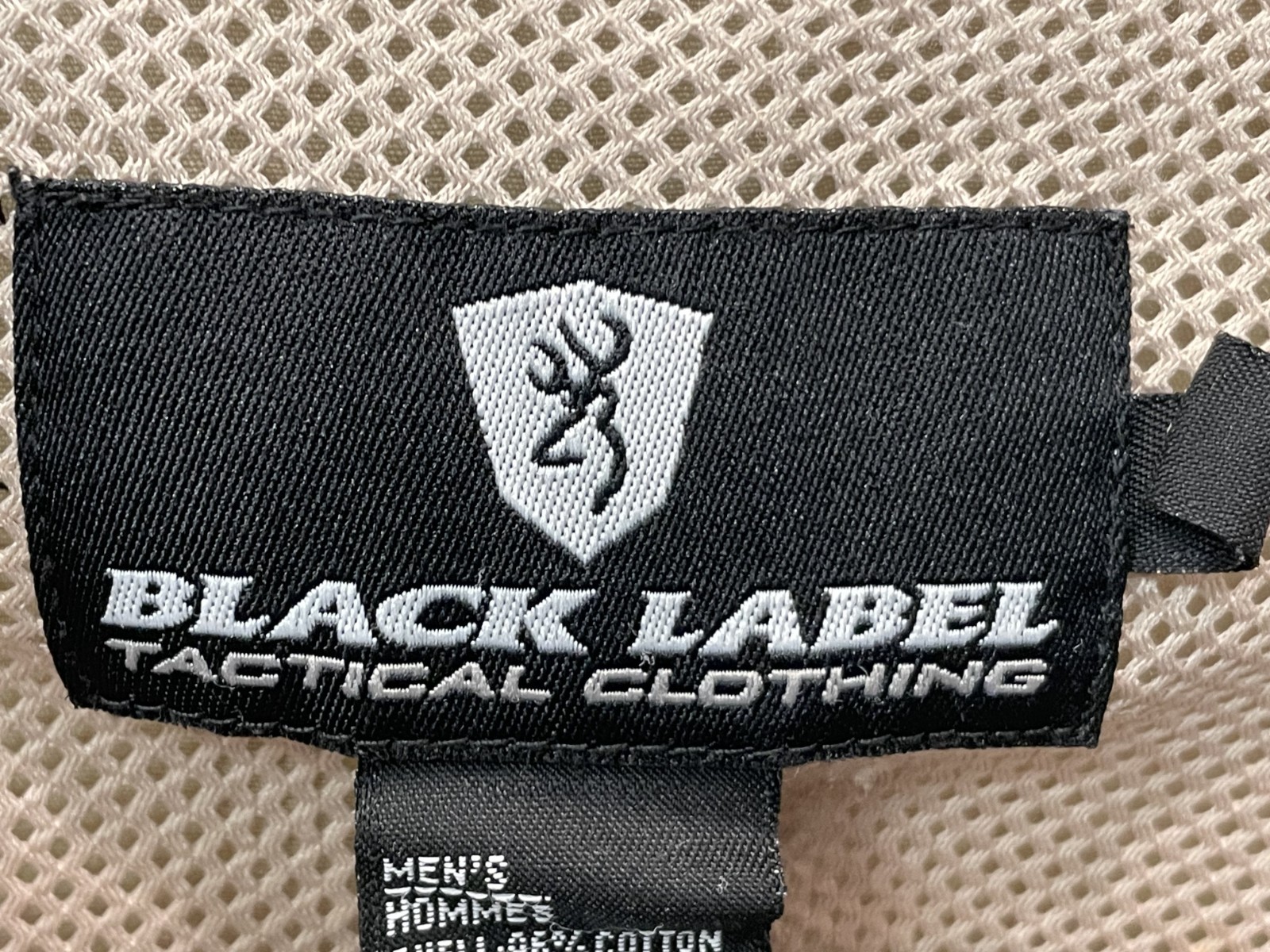 Browning BLACK LABEL Tactical Shirt Men XL Khaki Hunting Button Up Utility thumbnail 4