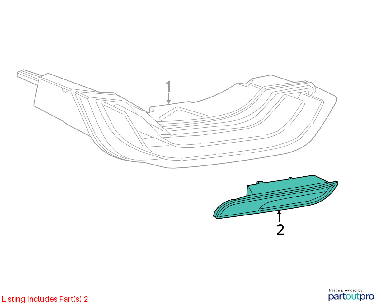BMW i8 2015-2020 Rear Left Lower Reverse light