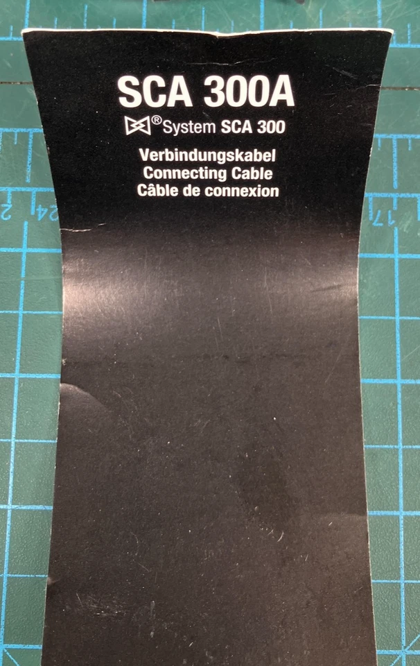 Sistema de cable adaptador Metz SCA 300A SCA 300 negro 5484 Alemania cámara flash Foto 2 de 4