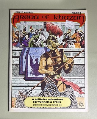 Arena Of Khazan Solo Dungeon 12 Ken St. Andre 1980 #8112 - Flying Buffalo