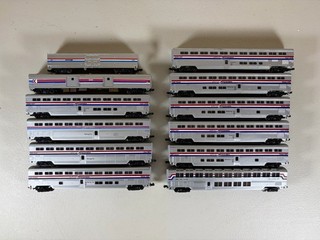 N Scale Con Cor Amtrak Superliner Passenger Cars
