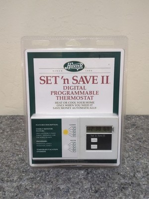 Hunter Energy Monitor II Programmable Thermostat Model 42203 - BRAND NEW SEALED