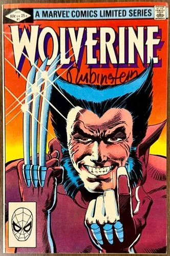 1982 Wolverine Limited Series #1 Signed Rubinstein Vintage Marvel Comic