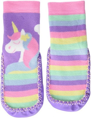 Hüttenschuhe Einhorn Gr. 28/29 Unisex von Playshoes, Hausschuhe, Kinder