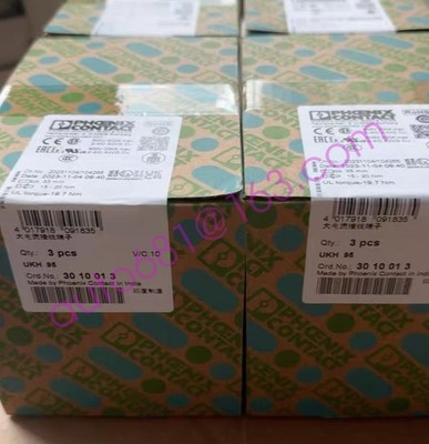 3PCS Phoenix Contact 3010013 high current terminal block UKH 95