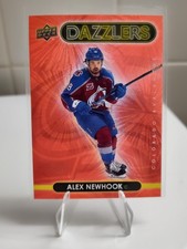 2021-22 Upper Deck Dazzlers Red Alex Newhook #DZ-13 Colorado Avalanche