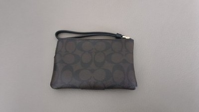 Coach Minitasche  New York Canvas für das Handgelenk _  Corner Wristlet 