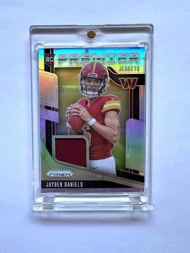 2024 Panini Prizm Premier Jerseys Silver Jayden Daniels Rookie RC #PJ-JDS