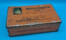 RAR alte Blechdose Zigarettendose OKASSA ZARROTTO No4 Halpaus Wachtplatz Breslau