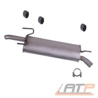 EndschalldÄMpfer Auspuff SchalldÄMpfer FÜR Opel Astra F Caravan Van 1.4 1.6