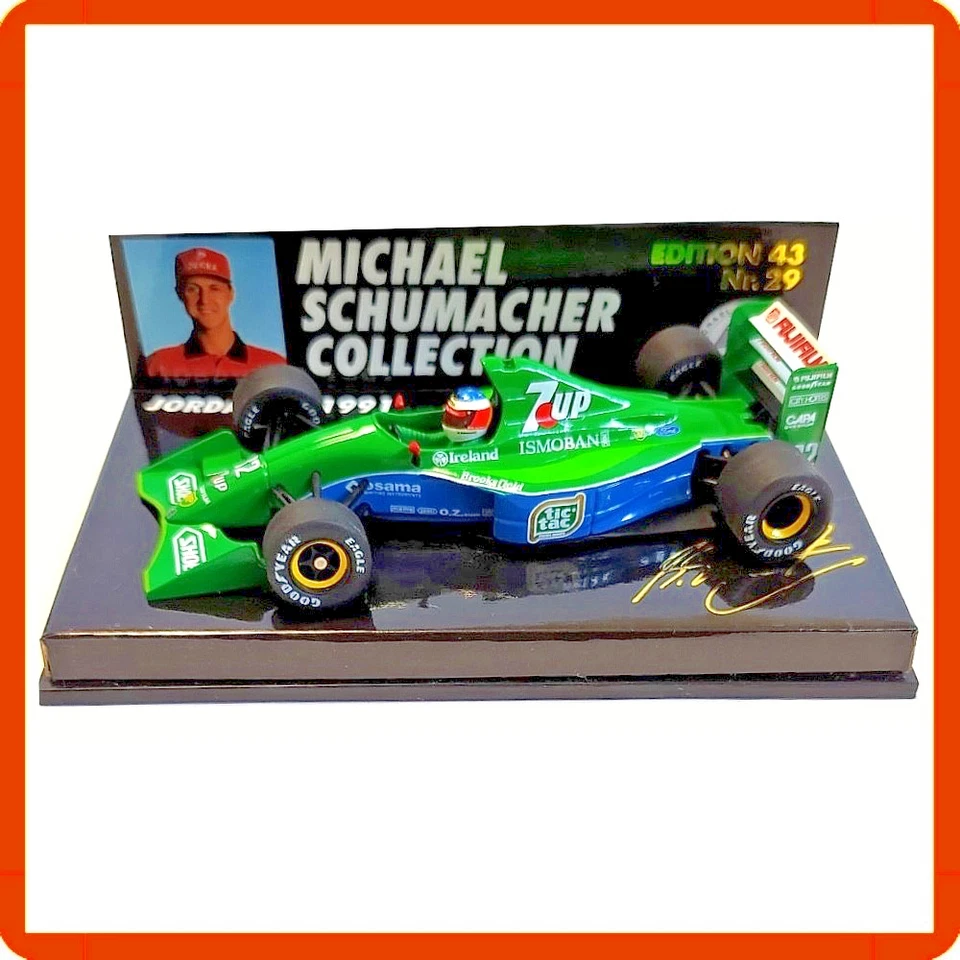 modellino auto scala 1:43 diecast Minichamps formula 1 f1 Schumacher Jordan 1991 - Immagine 4 di 4