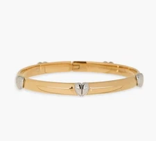 Kate Spade New York heartful hinged bangle NWT