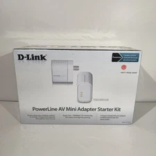 NEW D-Link PowerLine AV Mini Adapter Starter Kit DHP-311AV