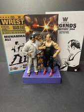 WWE Elite Mattel Creations Exclusive Muhammad Ali Gorilla Monsoon 2 Pack Figures