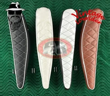 F&R VINTAGE LOWRIDER CUSTOM 26" DIAMOND STITCHED BICYCLE BANANA STYLE SADDLE.