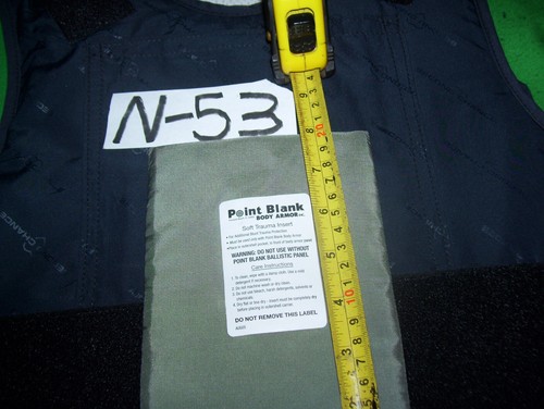 SAFRLAND Body Armor Bullet Proof Vest Level II- L-SHORT-2012-NOS+5X8-FREE-M-53 - Picture 11 of 12