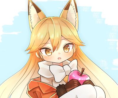 Anime kemono friends  ezo red Playmat Gaming Mat