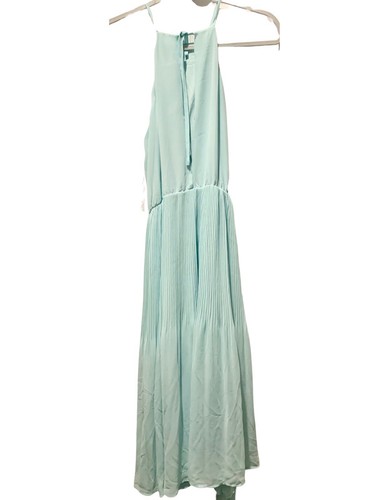 🔥New York & Company Sky Blue Strapless Dress Size M - Picture 3 of 9