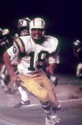 Wide Receiver Lance Alworth Of The San Diego Chargers 1970 OLD NFL PHOTO 2