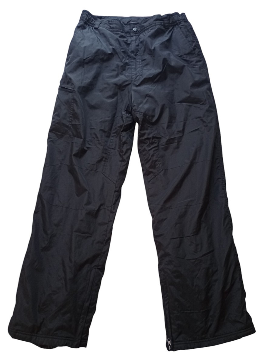 ZeroXposur Black Snow Pants Men's Size M Fleece Lined With Pockets