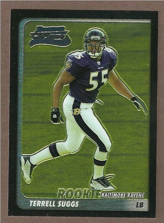 2003 Bowman Chrome  #128-Terrell Suggs RC Ravens