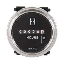 DC 6V 8V 12V 24V 36V 48V 80V Hour Meter for Snowmobile Boat Generators Tractor
