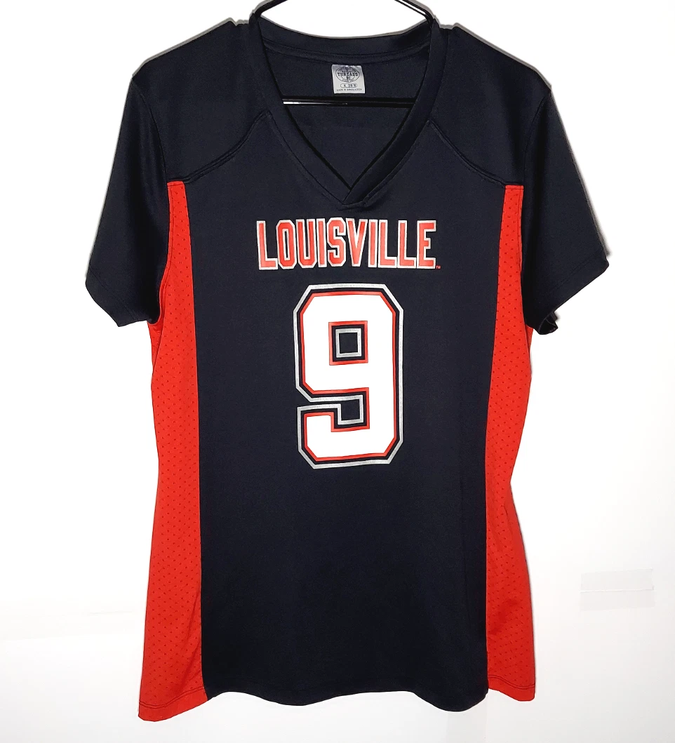 Louisville Cardinals Womens Football Jersey by Rivalry | Official Womens XL