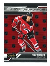 2023-24 O-Pee-Chee Platinum Sweet Selections Luke Hughes #SS-1 Rookie RC