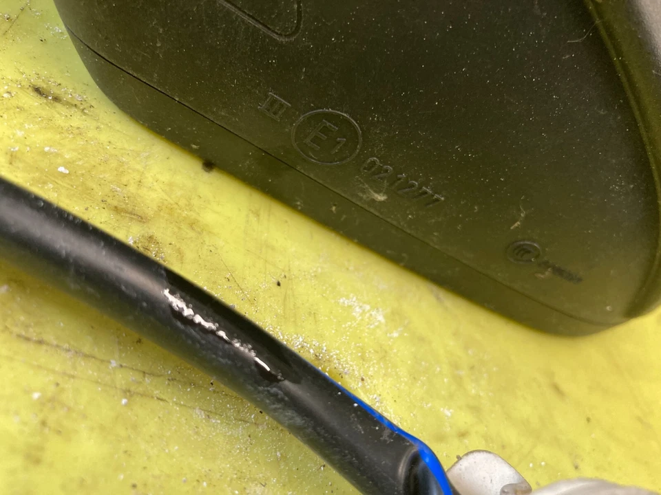 2013-2016 Volkswagen Golf MK7 espejo de ala lateral de pasajeros negro sin plegar Foto 3 de 3