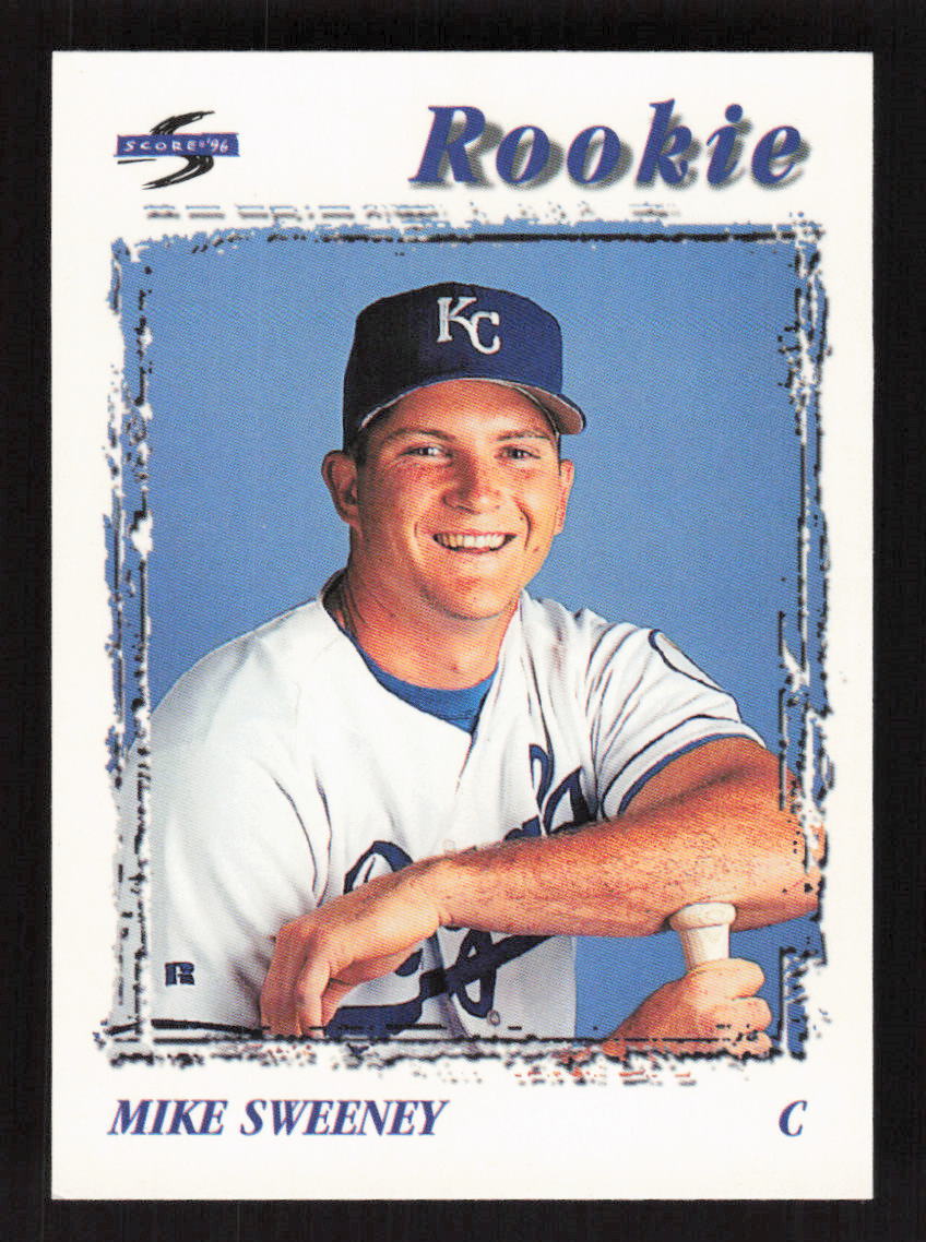 1996 Score #492 Mike Sweeney Rookie Kansas City Royals