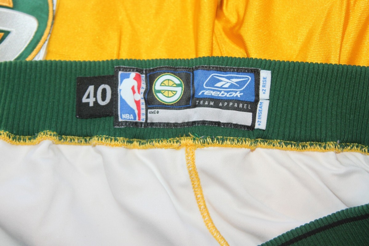 REEBOK TEAM ISSUE RASHARD LEWIS 2004-05 SEATTLE SUPERSONICS