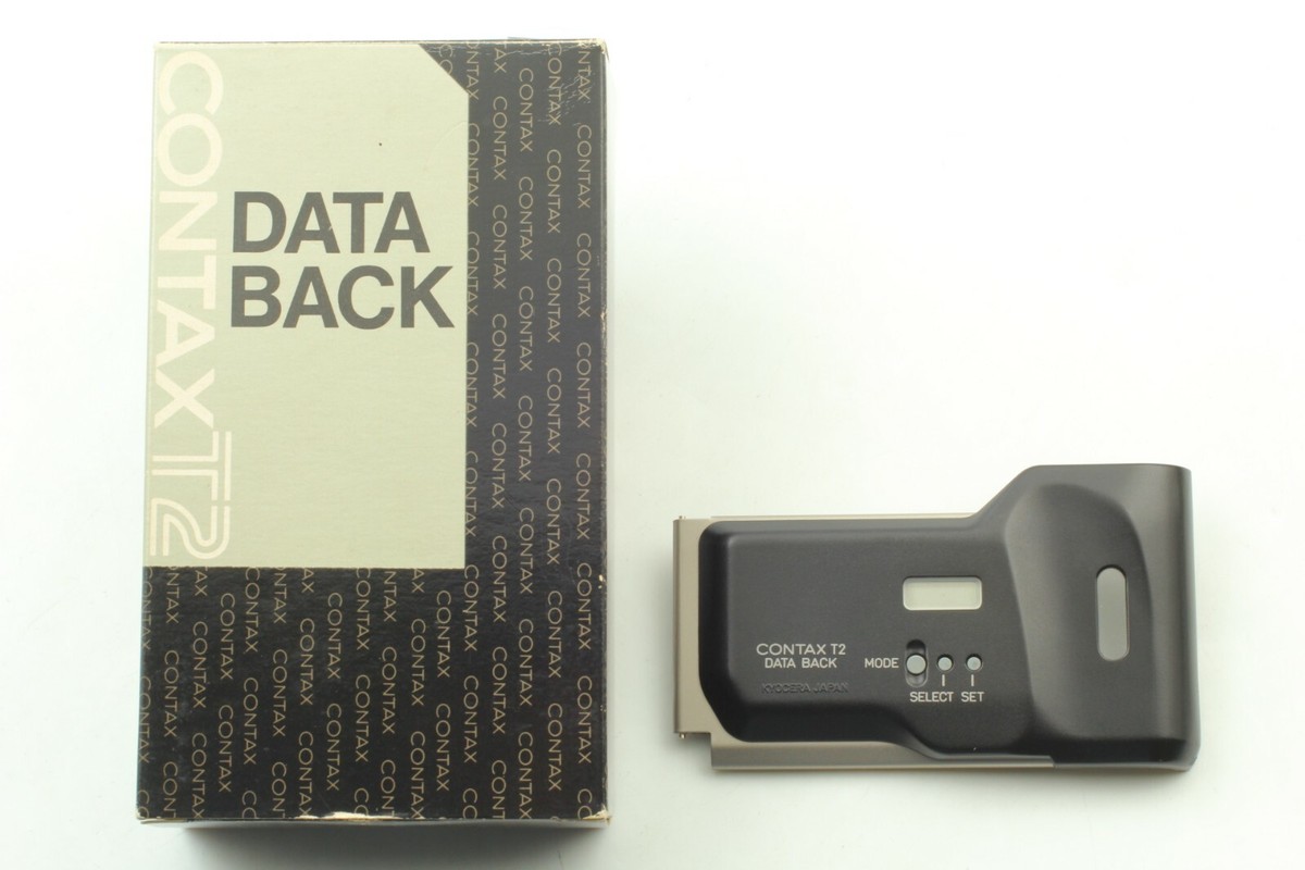 その他 CONTAX T2 DATA BACK MINT in Box** CONTAX T2 DATA BACK DB Film Camera Back Cover From