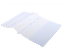 Book Clear Cover Plastic Transparent Hardcover 3pcs Text Book Reusable 3Pcs New