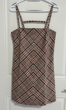 Mango Women’s Plaid Mini Dress - Size S - MRSP$100