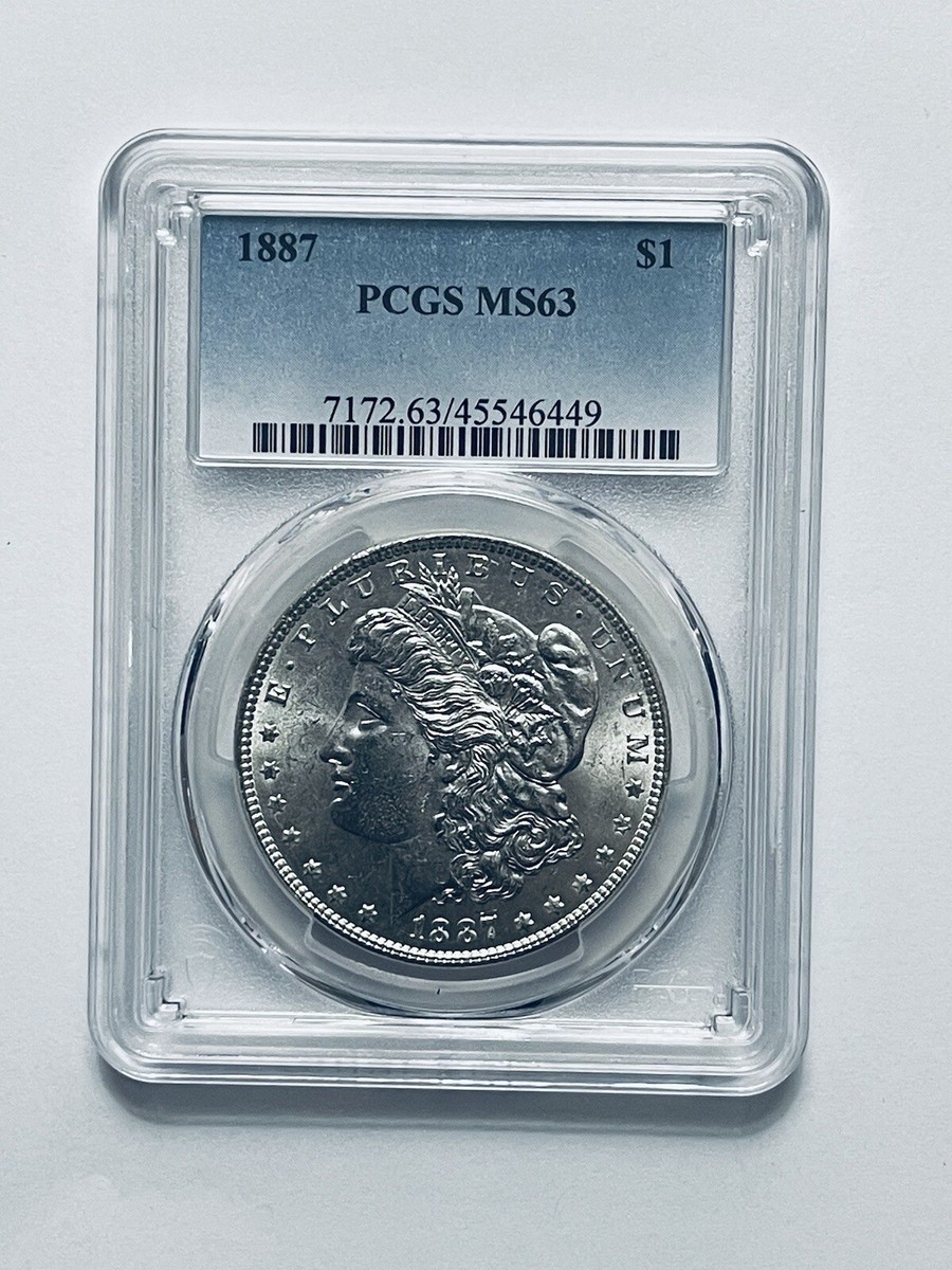 1887 Morgan Silver Dollar PCGS MS63 | eBay