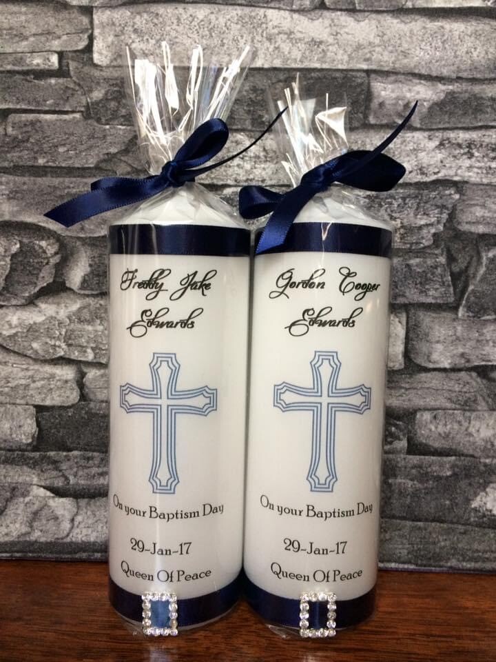 Personalised Baptism Candle eBay