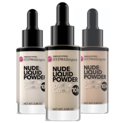 Bell HYPOAllergenic Nude Liquid Powder Intense Cover Foundation Sensitive Skin