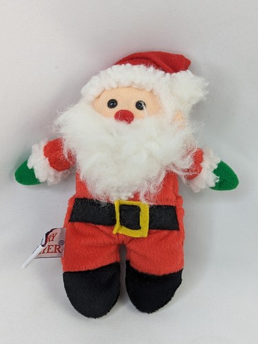 Mary Meyer Weihnachtsmann Fingerpuppe Plüsch 6 Zoll 1996 Stofftier Spielzeug