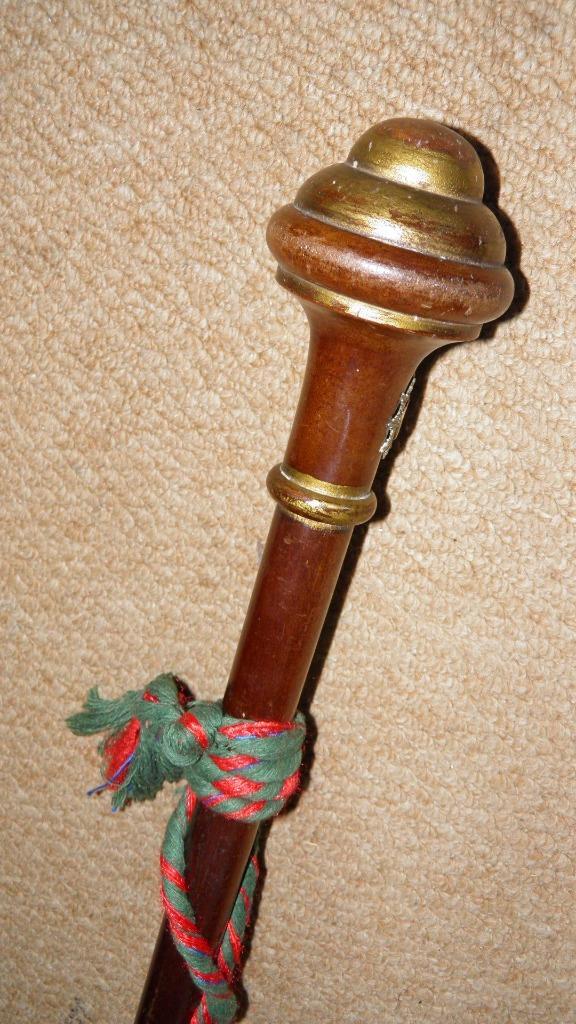 Antique Military Worcestershire Regiment Drum Majors Mace Twisted