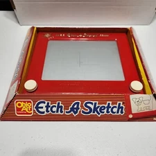 Ohio Art Etch A Sketch No 505 In Original Box Vintage Toy Drawing Classic Design