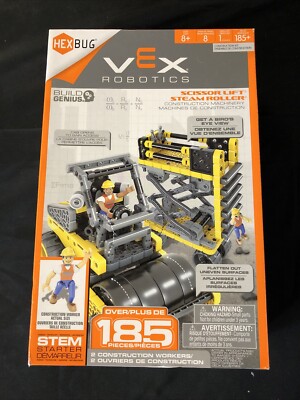 HexBug VEX ROBOTICS Steam Roller Scissor Lift Construction Machinery NEW IN BOX!
