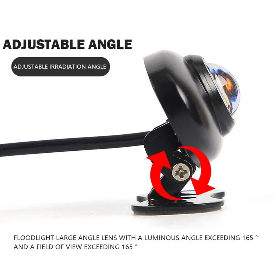 12V 24V Car Reverse Lamp Auxiliary Rear Backup Parking Light Auto Rear Lighting - Image 3 of 4