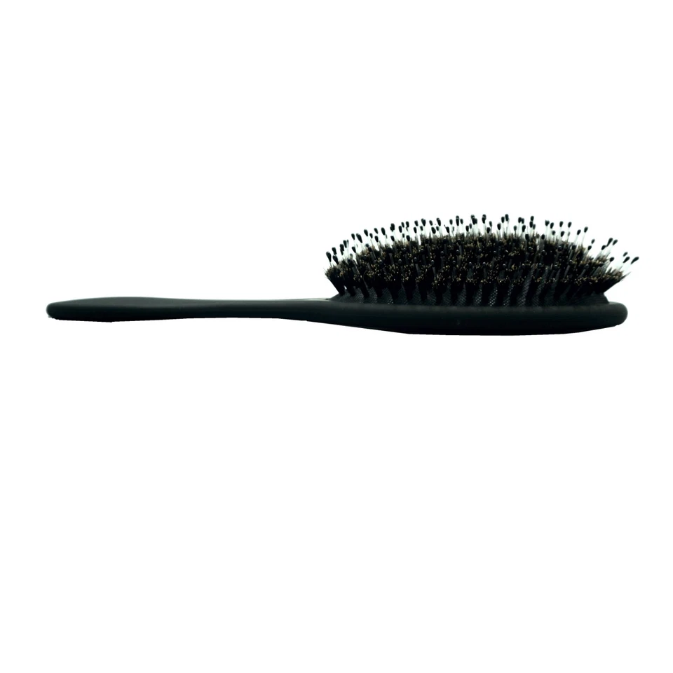 8.5" Everyday Black Paddle Hair Brush, Boar/Nylon Bristles - Closeout - Image 2 of 3