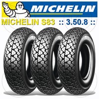 Set 3 Reifen Michelin S83 3.50.8 46J Vespa 125 150 VBA1 VBA2 VN1 VN2 VM1 VM2