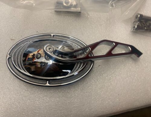 Set (2) Emgo 20-95200 Tint Convex Blue Tinted Oval Lens for Harley Davidson NEW - Picture 3 of 6